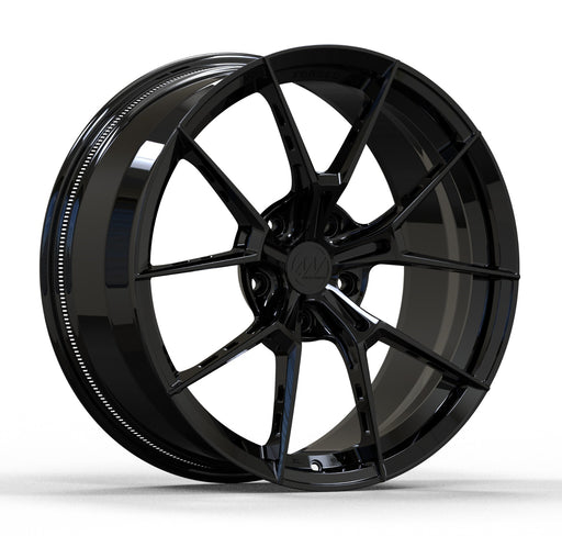 AWS for Porsche 911 (992) 20x9.0 Inch +31 Offset Forged Wheels Gloss Black