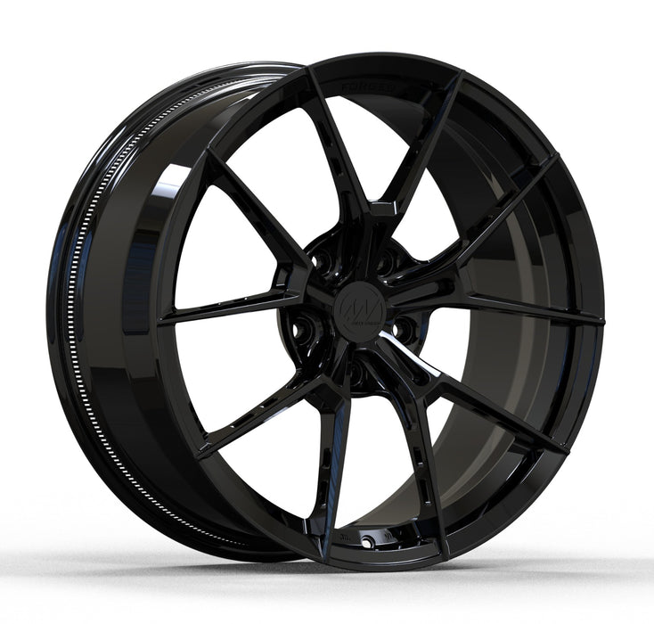 AWS for Porsche 911 (992) 20x9.0 Inch +31 Offset Forged Wheels Gloss Black