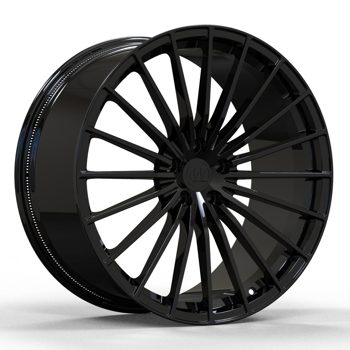AWX1 for Tesla Model S/X 20x10 Inch +35 Offset Forged Wheels Gloss Black