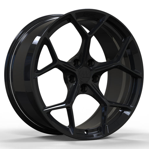 AW14 for Tesla Model S/X 20x10.5 Inch +38 Offset Forged Wheels Gloss Black