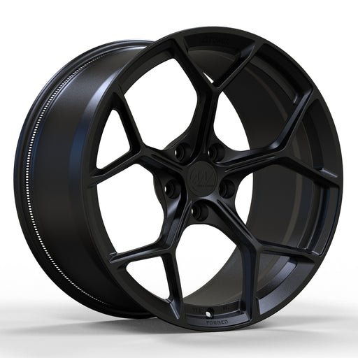 AW14 for Tesla Model S/X 20x10.5 Inch +38 Offset Forged Wheels Satin Black