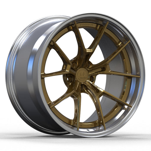 AWS2 for BMW M2/M3/M4 20x10 Inch +12 Offset Forged Wheels Polished & Brushed Bronze