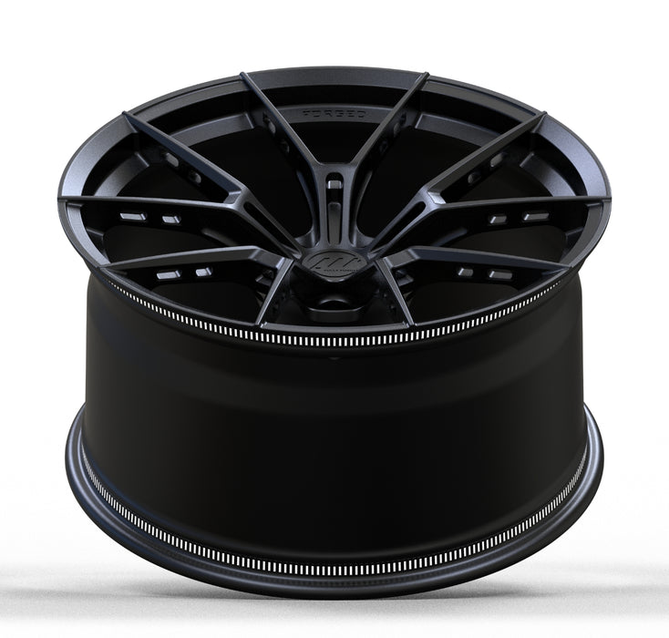 AWS for Ford Mustang GT 20x11.5 Inch +56 Offset Forged Wheels Satin Black