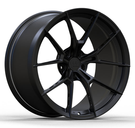 AWS for Ford Mustang GT 20x11 Inch +24 Offset Forged Wheels Satin Black