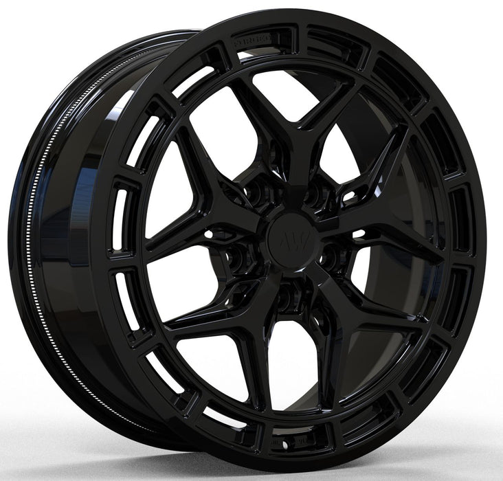 AW09 for Rivian R1T/R1S 20x8.5" +48 Gloss Black