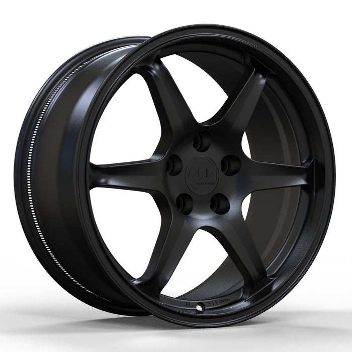 AWJ6 for Tesla Model 3/Y 19x9.5 Inch +35 Offset Forged Wheels Satin Black