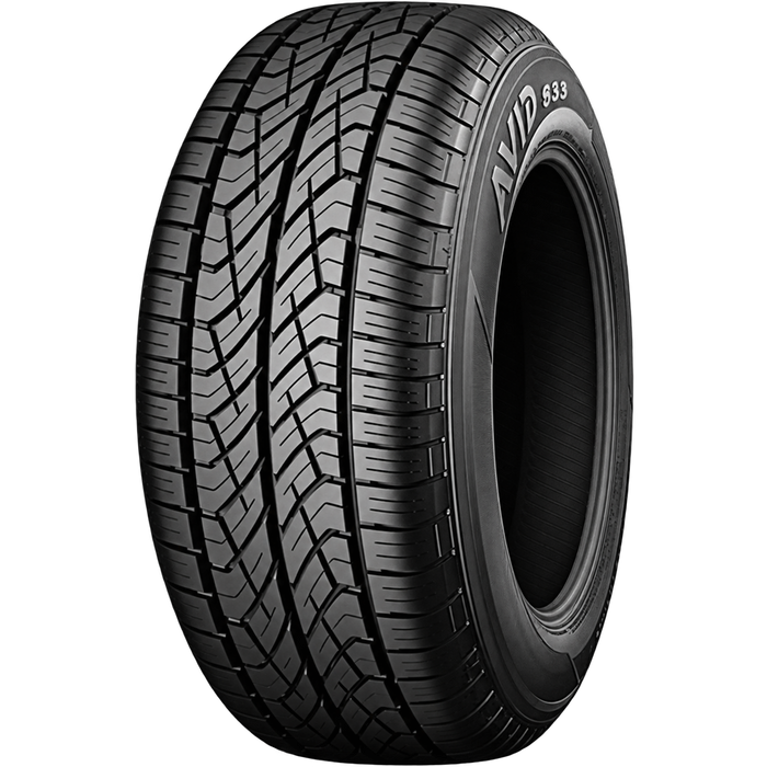 Yokohama Avid S33 — Model illustration edited with AI to remove the wheel. Sidewall markings may vary by selected size