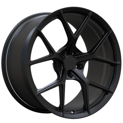 AW01 forged 3D render — Tesla S/X spec background v2