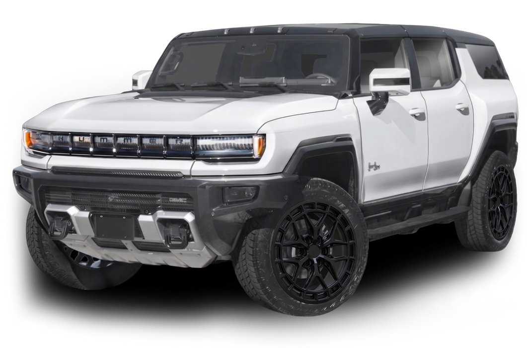 AW09 wheels on GMC Hummer EV front view