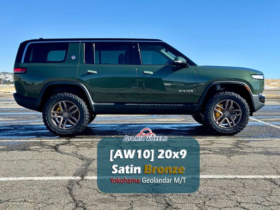 AW10 for Rivian R1T/R1S 22x8.5" +45 Satin Bronze