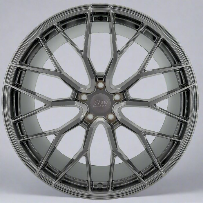 AW11 for Tesla Model X 22x9.0" +35 front Gunmetal