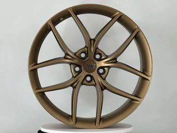 AW21 for Tesla Model 3/Y 20x9.5 Inch +35 Offset Flow Form Wheels Satin Bronze