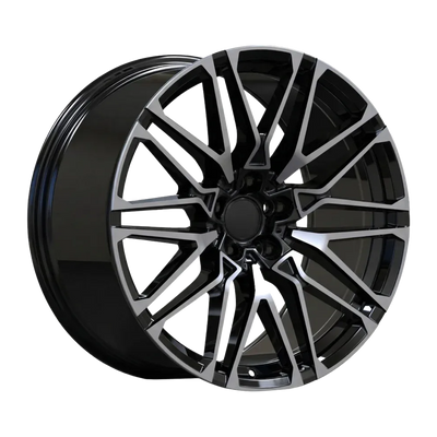 AW31 Gloss Black Machine Face flow form wheel render