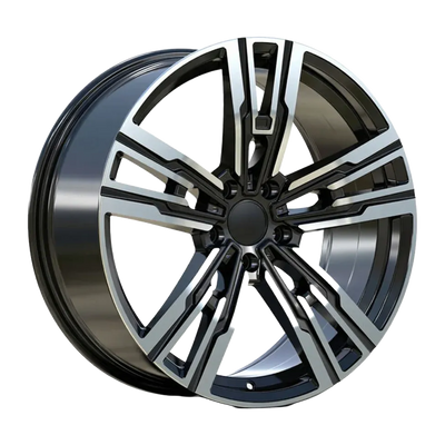 AW32 Gloss Black Machine Face flow form wheel render