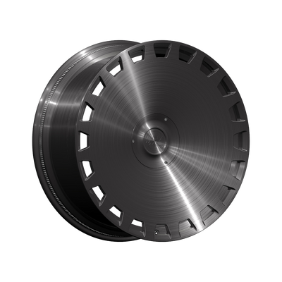 AWDF Gloss Brushed Grey forged wheel specification render