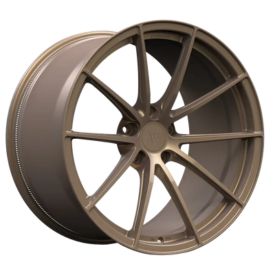 AWX forged wheel render in satin black