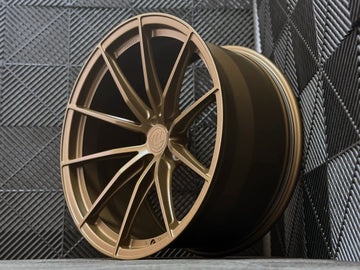AWX for Audi RS6/RS7 C8 21x10.5 Inch +10 Offset Forged Wheels Satin Bronze
