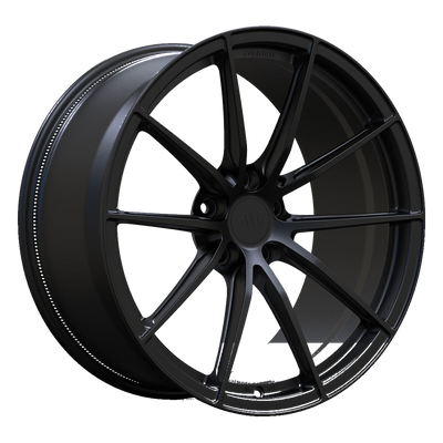 AWX forged 3D render — Tesla S/X spec background