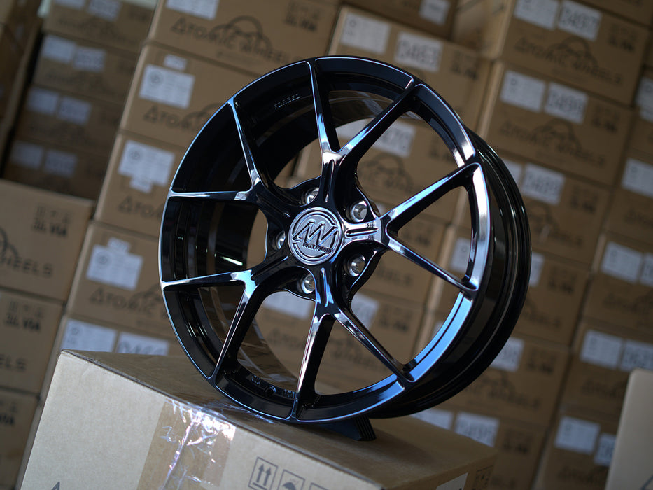 AWZZ for Rivian R1T/R1S 20x8.5 Inch +45 Offset Forged Wheels Gloss Black