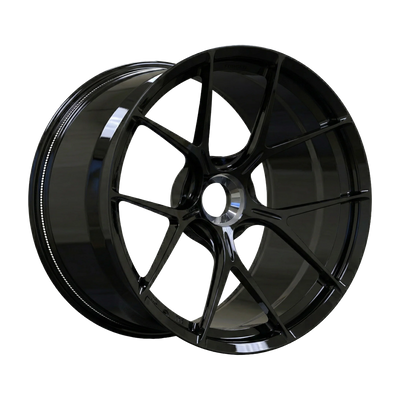 AWZZ Gloss Black forged clean render