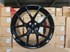 AWZZF 18x8.5 +35 Gloss Black real product photo 1