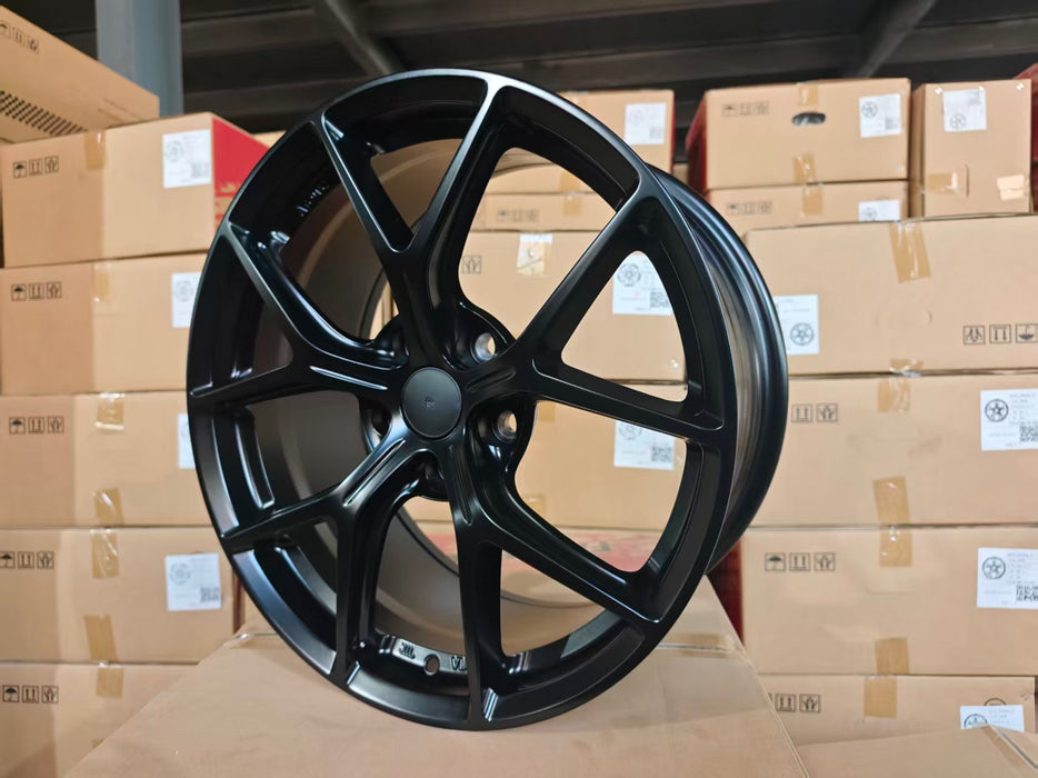 AWZZF 18x8.5 +35 Satin Black real product photo 3