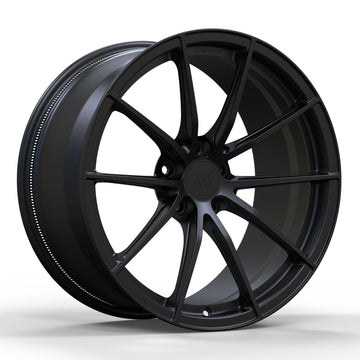 AWX for Tesla Model S/X 20x10 Inch +35 Offset Forged Wheels Satin Black