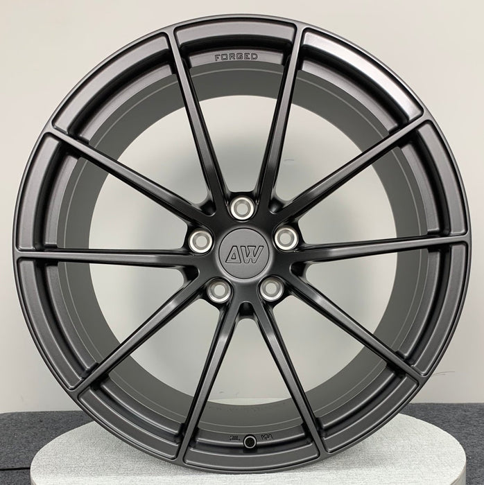 AWX for Corvette C8 19x9.0" +35 Satin Gunmetal