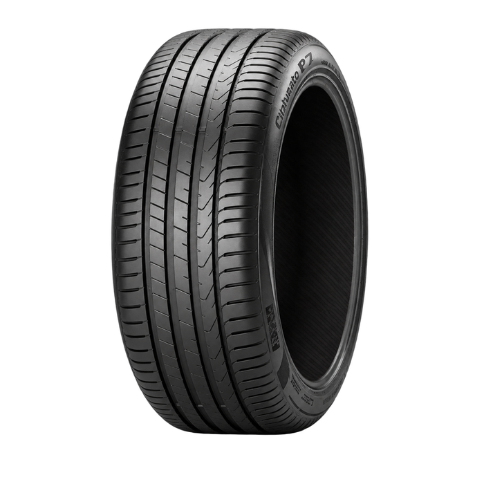 Pirelli Cinturato P7 — Model illustration edited with AI to remove the wheel. Sidewall markings may vary by selected size
