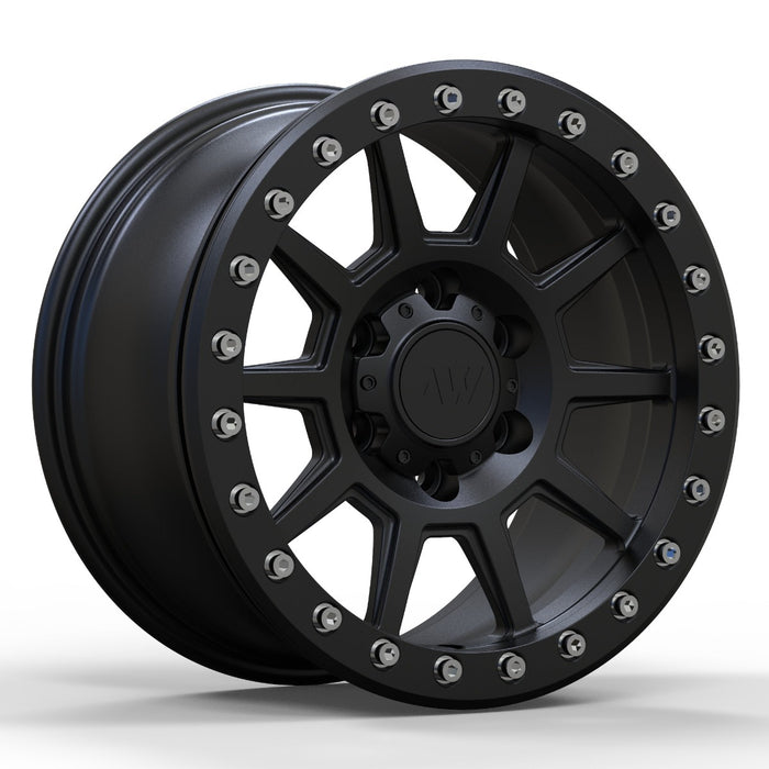 AWB4 for Ford F-150 17x9.0" Satin Black