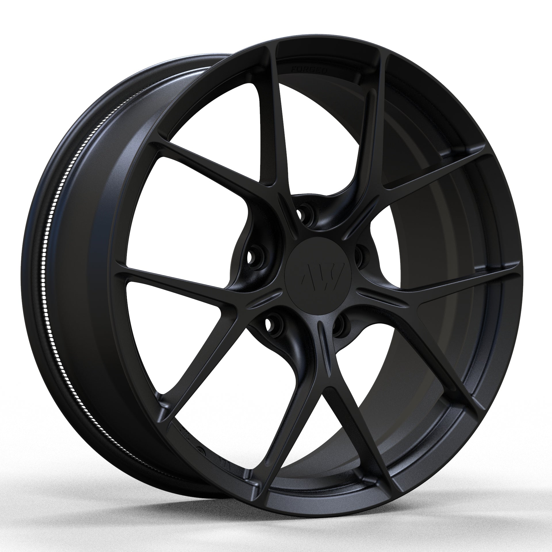 AWZZ for Rivian R1T/R1S 20x8.5 Inch +45 Offset Forged Wheels Satin