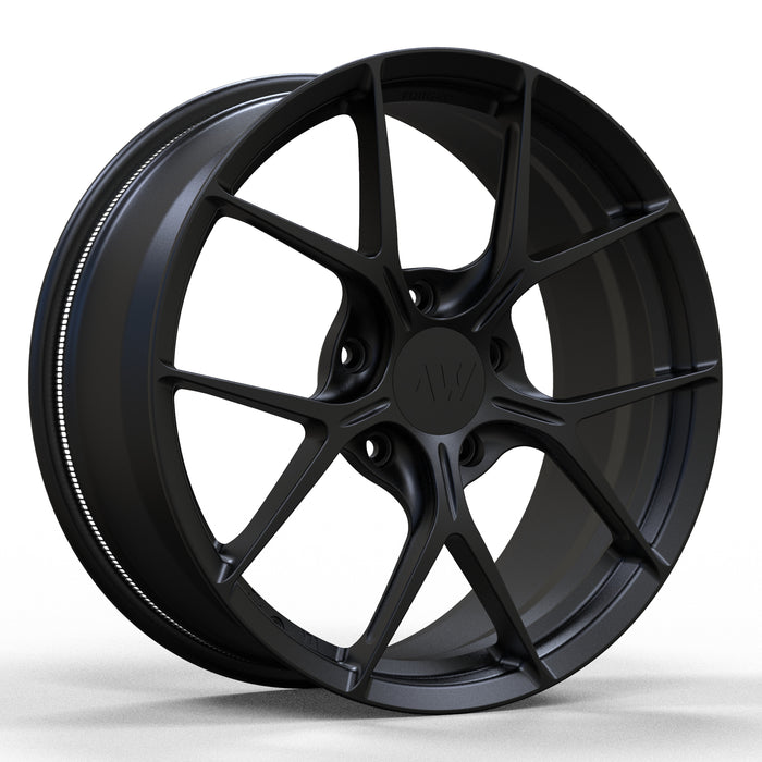 AWZZ for Rivian R1T/R1S 20x8.5" +45 Satin Black