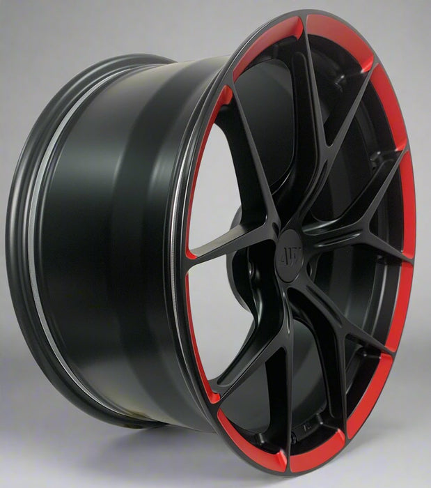 AWZZ for Tesla Model S/X 20x10.5" +38 Black Widow