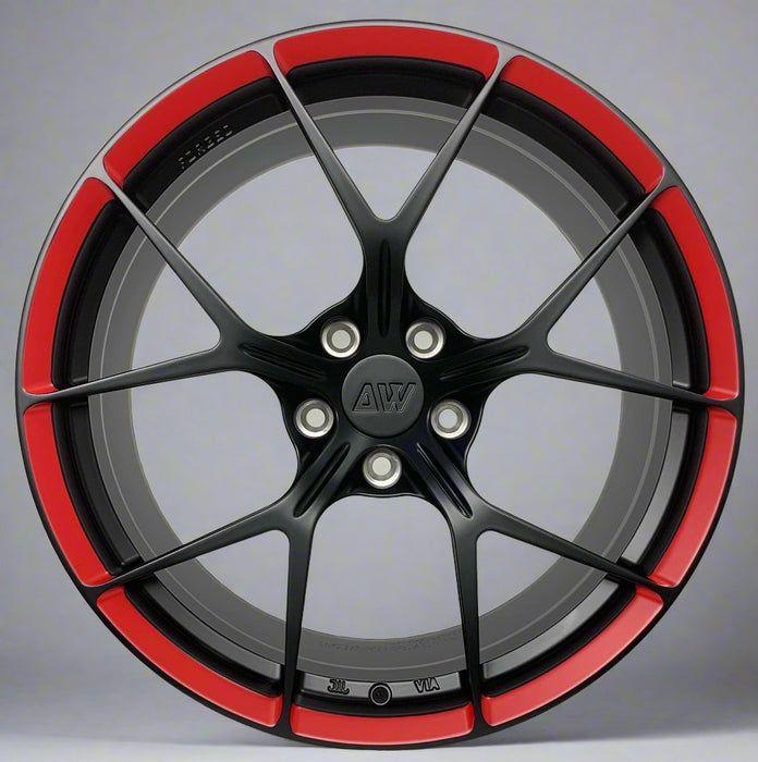 AWZZ for Tesla Model S/X 20x10.5" +38 Black Widow