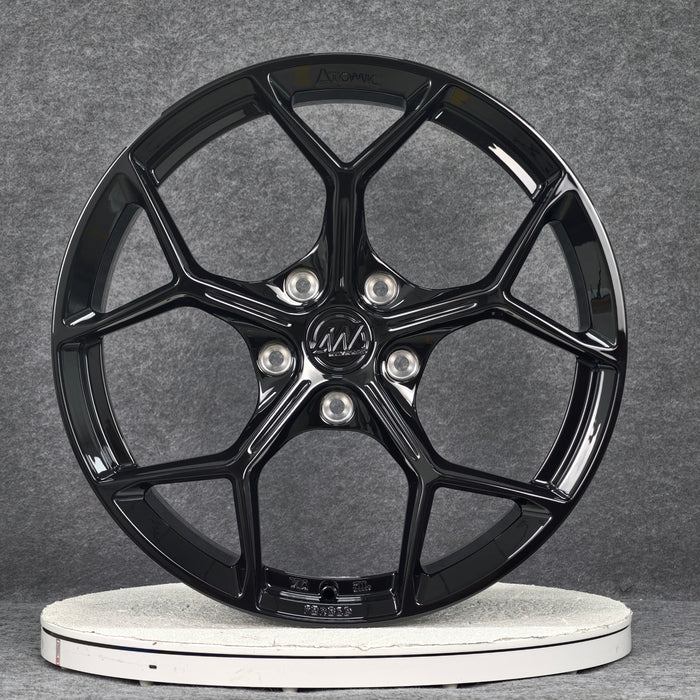 AW14 for Porsche Taycan 20x11 inch +50 Offset Forged Wheels Gloss Black