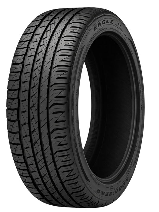 Goodyear Eagle F1 Asymmetric All Season — Model illustration edited with AI to remove the wheel. Sidewall markings may vary by selected size