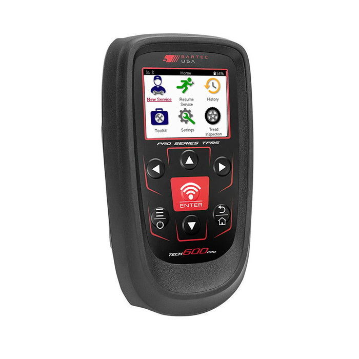 Bartec TECH600PRO professional wireless TPMS programming and relearn tool front view