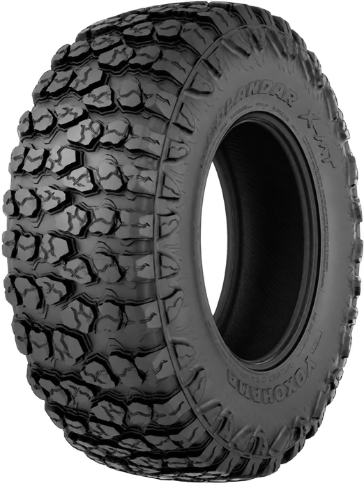 Yokohama Geolandar X-MT — Model illustration edited with AI to remove the wheel. Sidewall markings may vary by selected size