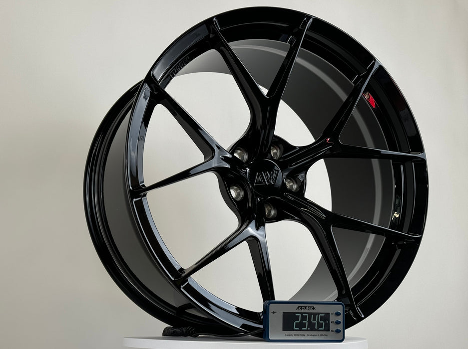 AWZZ for BMW M5 20x10.5" +22 Gloss Black