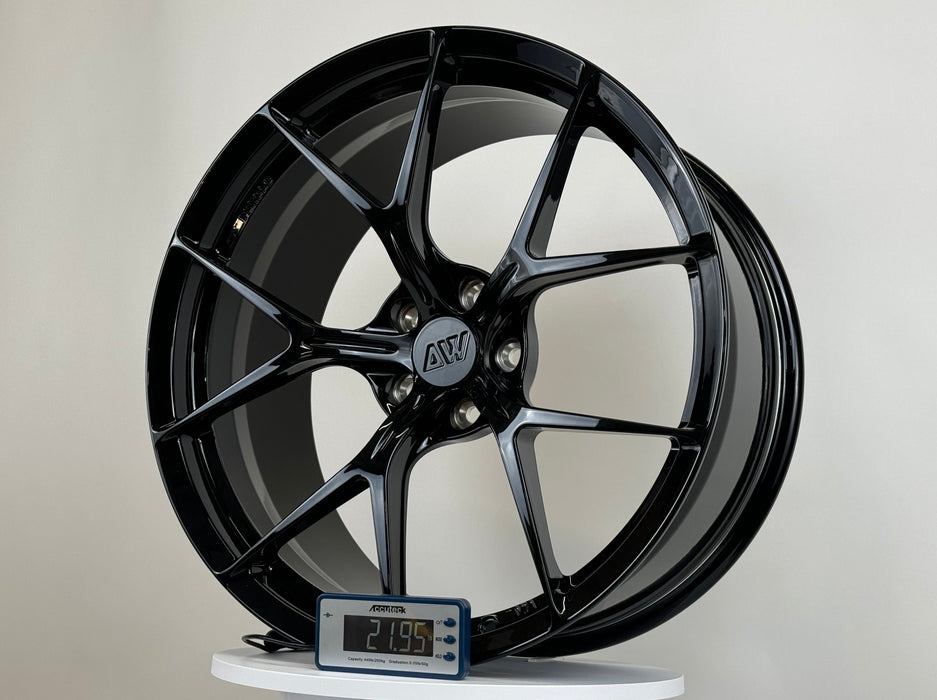 AWZZ for BMW M5 20x9.5" +22 Gloss Black