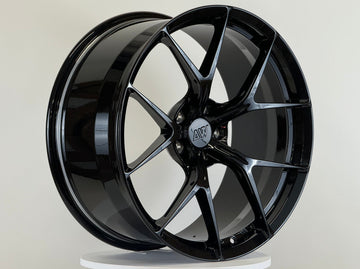 AWZZ for BMW M5/M8 21x10.5 Inch +22 Offset Forged Wheels Gloss Black