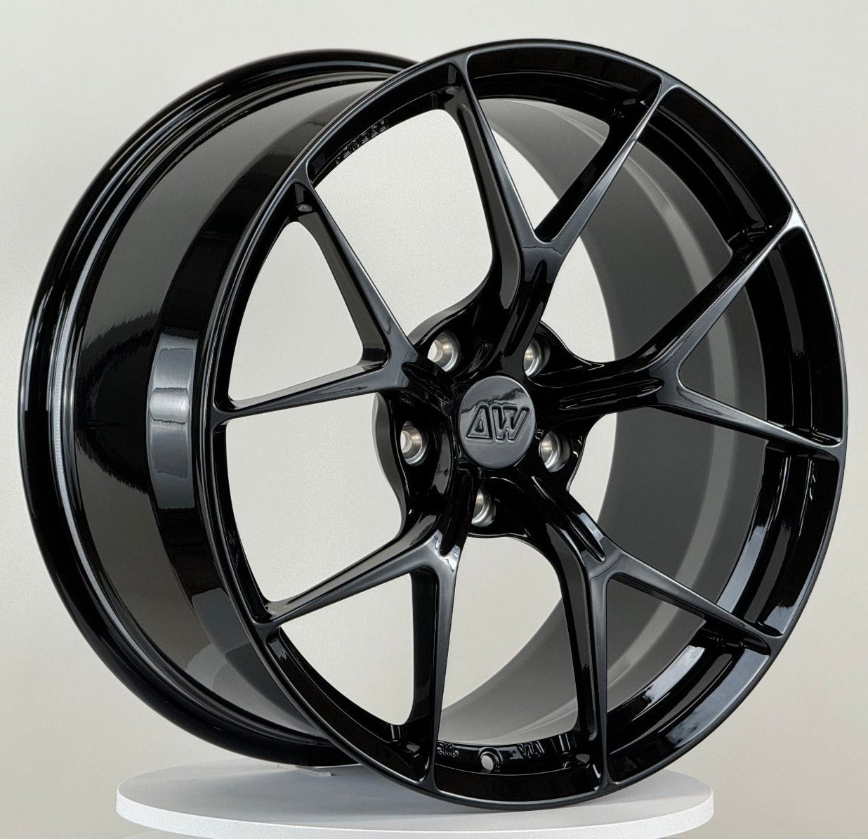 AWZZ for Corvette C8 20x11.5 Inch Offset Forged Wheels Gloss Black