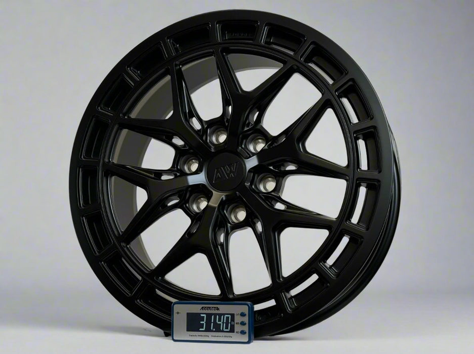 AW09 for Tesla Cybertruck 20x9" +55 Satin Black