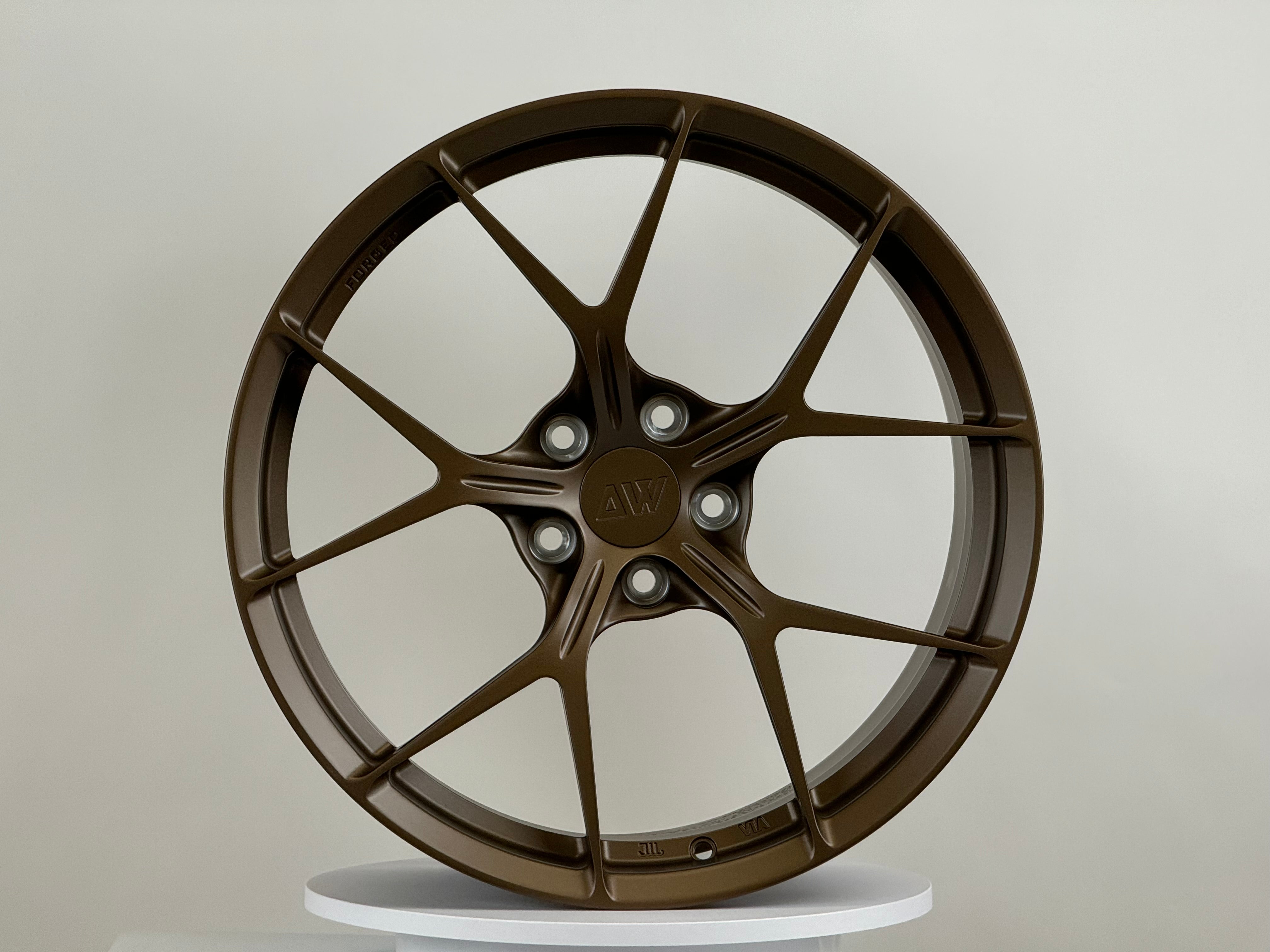 AWZZ Forged Wheels for Tesla Model 3/Y 18" 7.5" +22 Satin Bronze