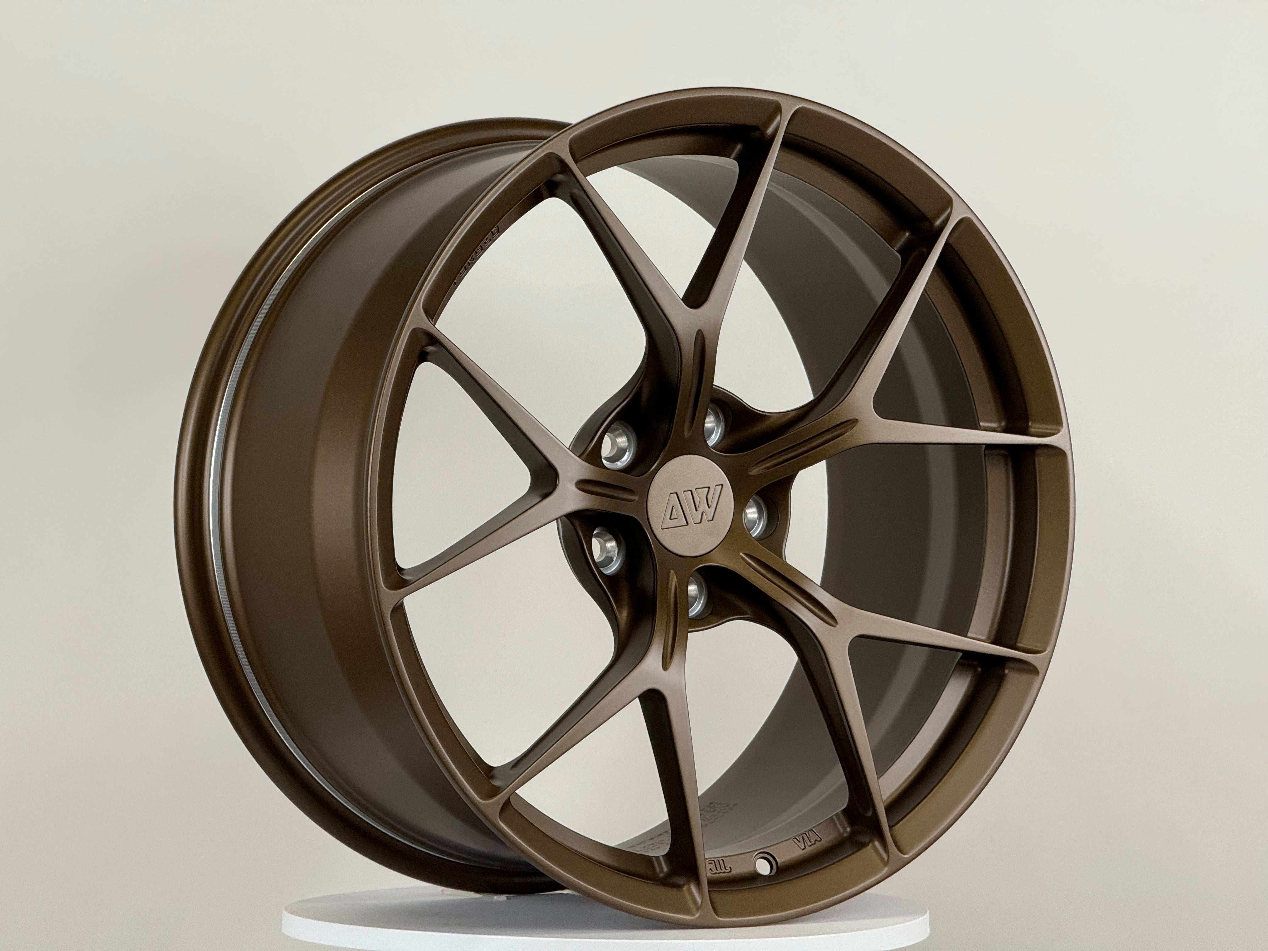 AWZZ Forged Wheels for Tesla Model 3/Y 18" 8.5" +35 Satin Bronze