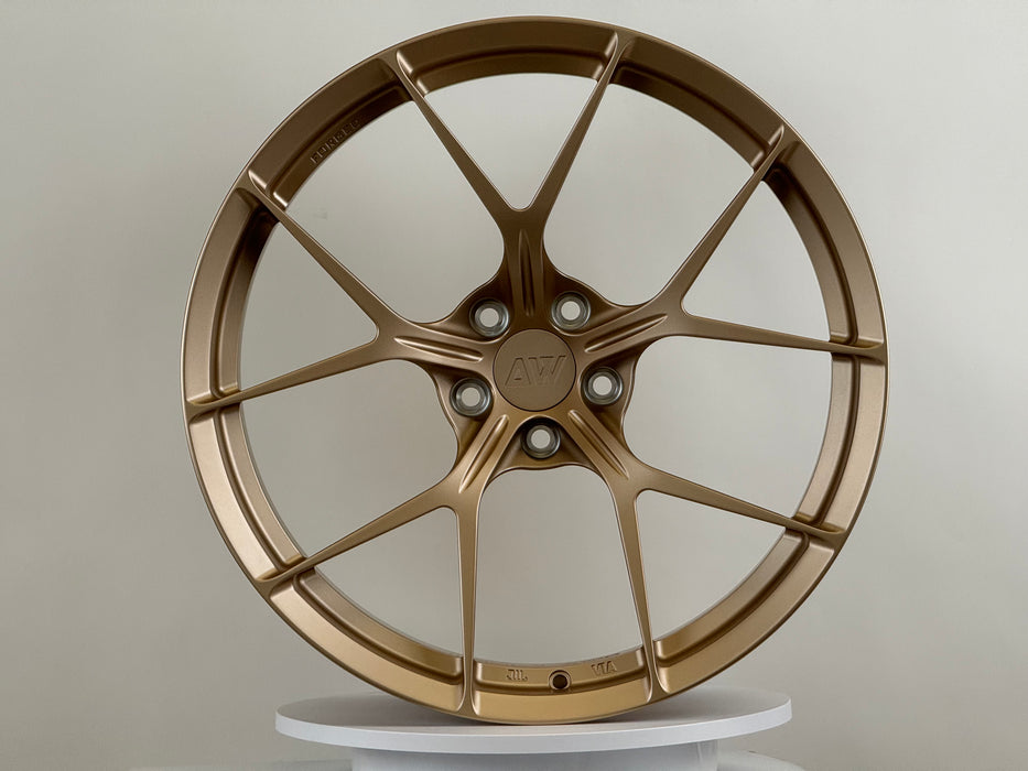 AWZZ for BMW M5 20x10.5" +22 Matte Gold