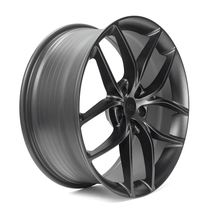 AW21 for Tesla Model 3/Y 19x9.5 Inch +35 Offset Forged Wheels Satin Black
