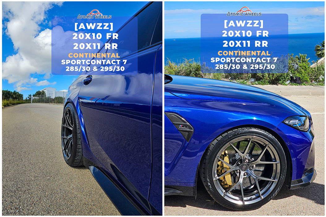 AWZZ for BMW M2/M3/M4 20x10" +12 Titan