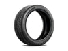 Michelin Pilot Sport All Season 4 tire only, three-quarter view with tread visible on white background