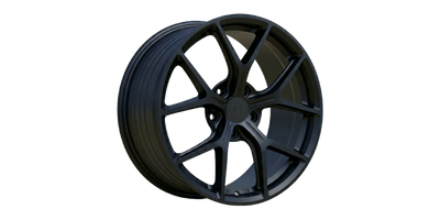 AWZZF Satin Black wheel transparent render